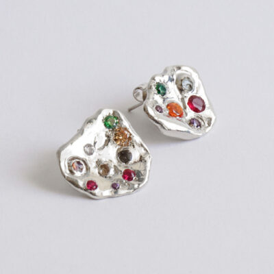 Aretes Blobs Orgánicos