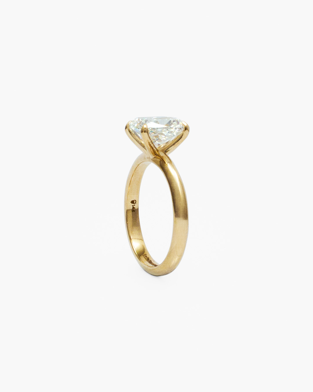 Anillo Solitario Cushion 2.5 ct - Imagen 2