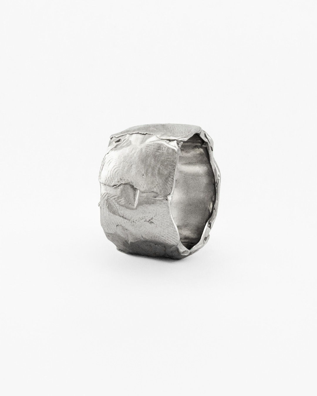 Anillo Huella Chunky con Birthstones - Imagen 2
