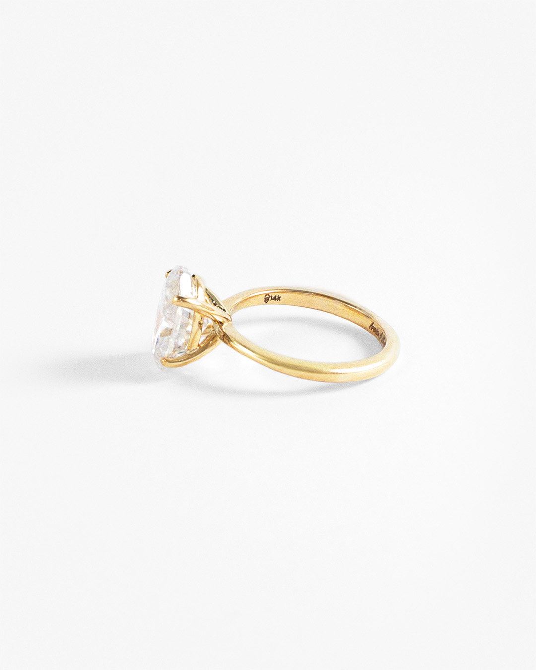 Anillo Solitario Oval Crushed Ice - Imagen 2